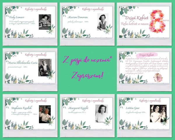Dzień Kobiet. Rola kobiet w nauce pdf
