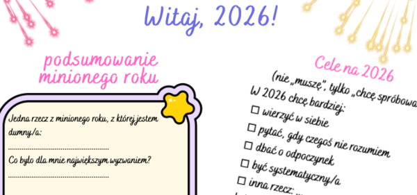 Moje marzenia i cele 2026!