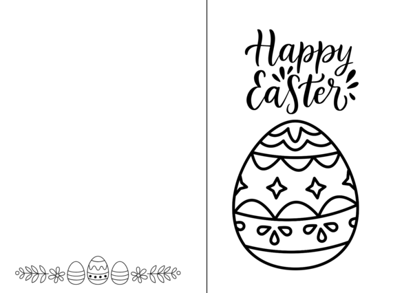 Happy Easter cards kartki wielkanocne do kolorowania 11 sztuk