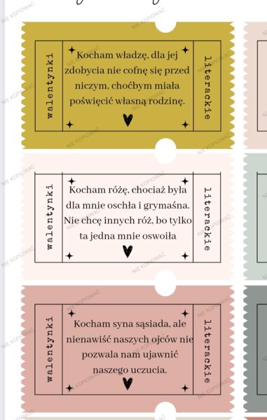 Speed date z lekturami, czyli literackie walentynki. Powtórka lektur 7-8 w formule szybkiej randki (stacje zadaniowe)