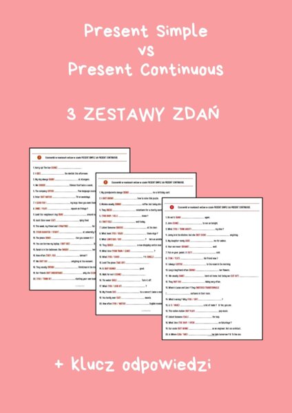 Present Simple vs Present Continuous