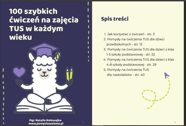 100 szybkich zabaw na TUS