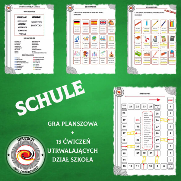 SCHULE - ĆWICZENIA UTRWALAJĄCE DLA POCZĄTKUJĄCYCH
