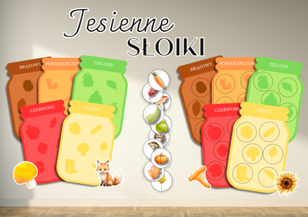 JESIENNE MATERIAŁY DO SORTOWANIA