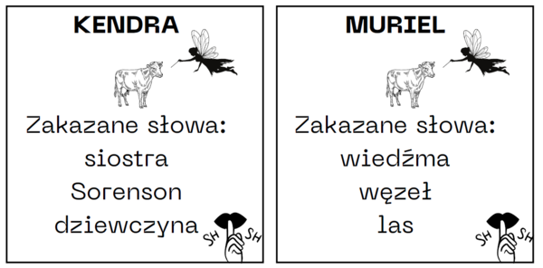 Baśniobór - zabawy z lekturą (wykreślanka i karty taboo)