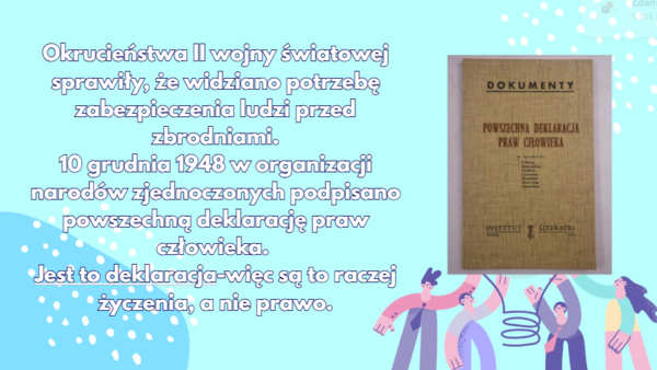 Powszechna deklaracja praw człowieka.