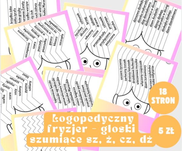 Logopedia - Logopedyczny fryzjer – głoski szumiące sz, ż, cz, dż