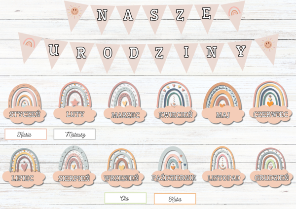 KALENDARZ URODZIN