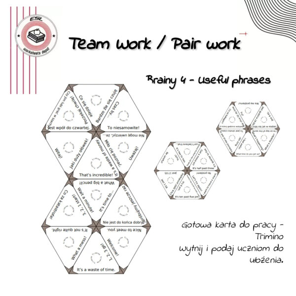 Brainy 4 - Useful phrases z działów 1-8