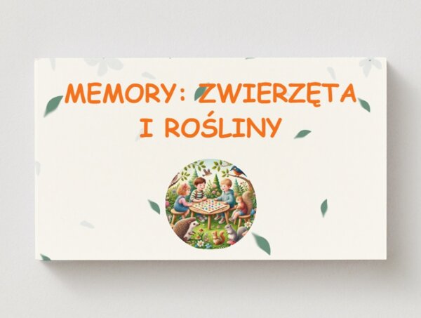 Memory z gatunkami zwierząt i roślin. Rośliny, zwierzęta, owady.