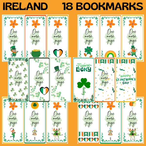 IRELAND 18 BOOKMARKS