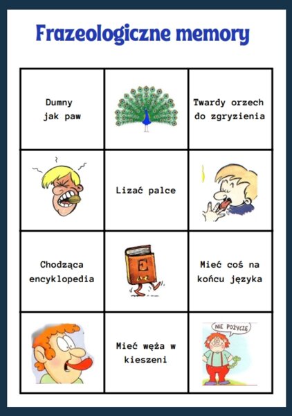 Frazeologiczne memory