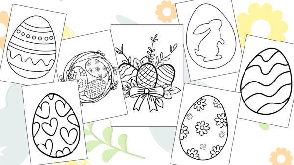 Kolorowanki wielkanocne- pisanki