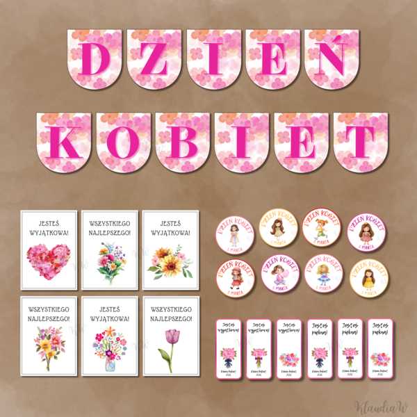 Dzień Kobiet – gotowy zestaw PDF