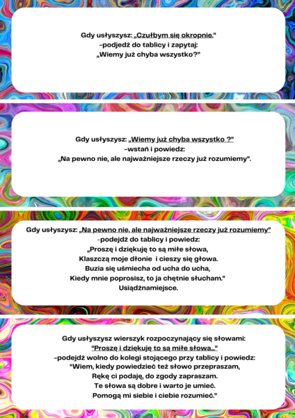 Test na uważność "Dobre maniery".