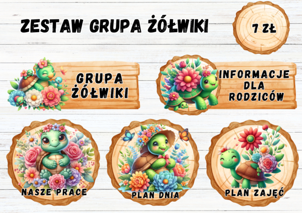 ZESTAW GRUPOWY GRUPA ŻÓŁWIKI