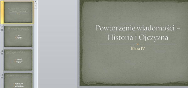 Powtórzenie - Historia i Ojczyzna