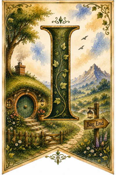 Napis baner Hobbit