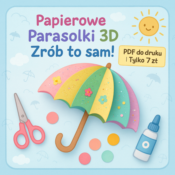 Papierowe parasolki 3D