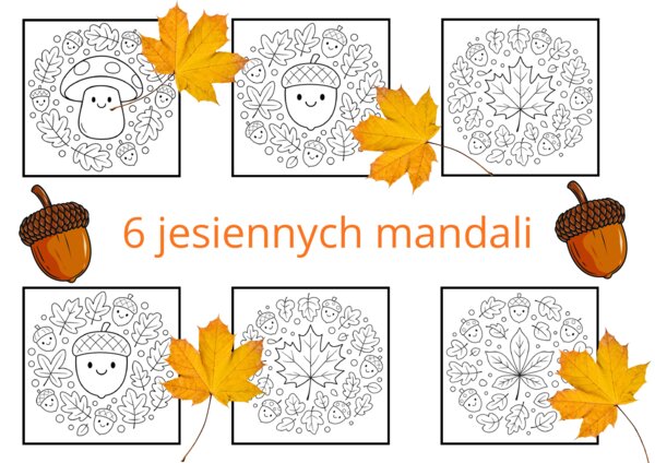 6 jesiennych mandali