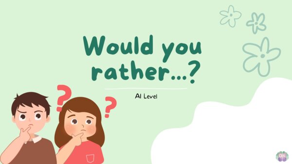 🐶 Would You Rather...? – Easy & Fun Speaking Game for Kids (A1) 24 strony zabawy i nauki!angielski dla dzieci, a1, nauka przez zabawę, pytania po angielsku, mówienie, konwersacje, przedszkole, klasy 1-3, would you rather, gra językowa, śmiech, integracja