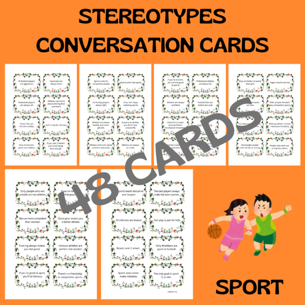 STEREOTYPES CONVERSATION CARDS / SPORT
