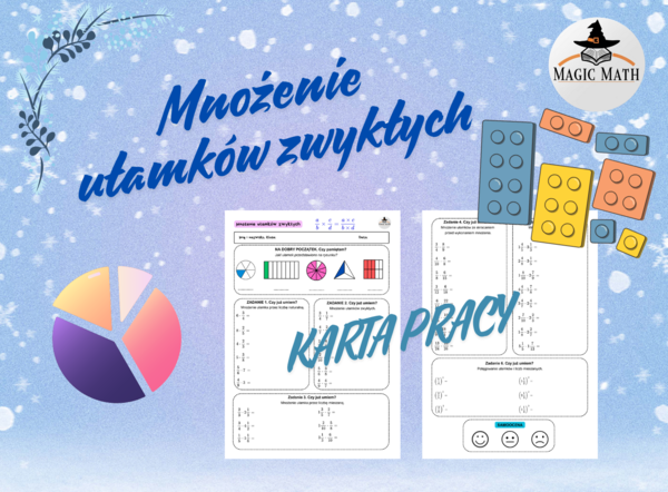 MNOŻENIE UŁAMKÓW ZWYKŁYCH karta pracy