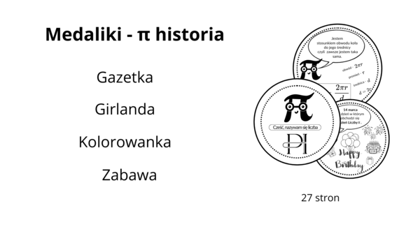 Medaliki z liczbą π – gdy matematyka zaczyna opowiadać historię