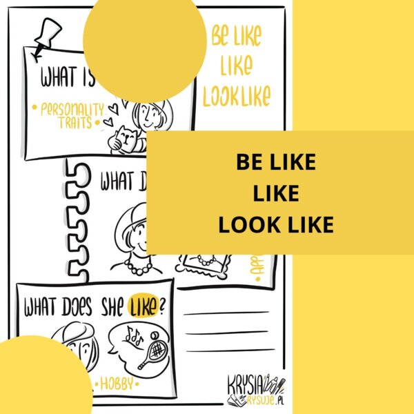 Like, be like, look like