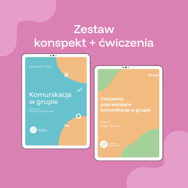 Zestaw konspekt + ćwiczenia 'Komunikacja"