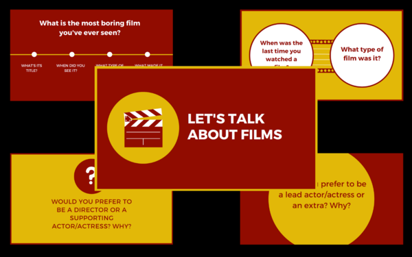 Speaking practice - let's talk about films
