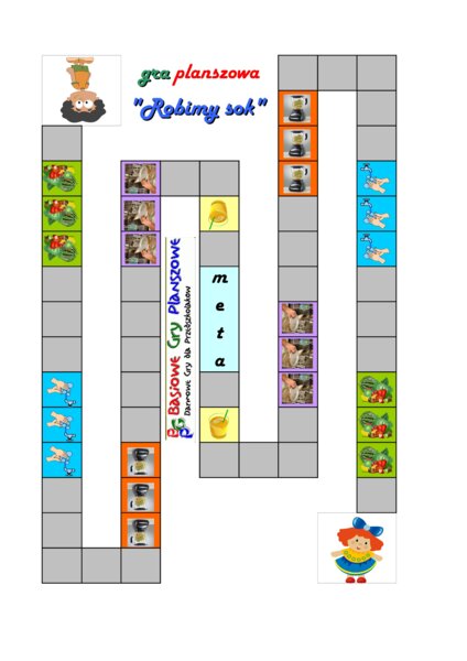 Robimy sok – Gra planszowa