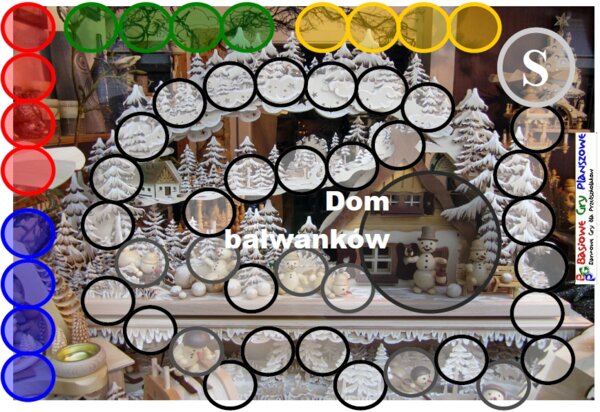 Dom bałwanków – Gra planszowa
