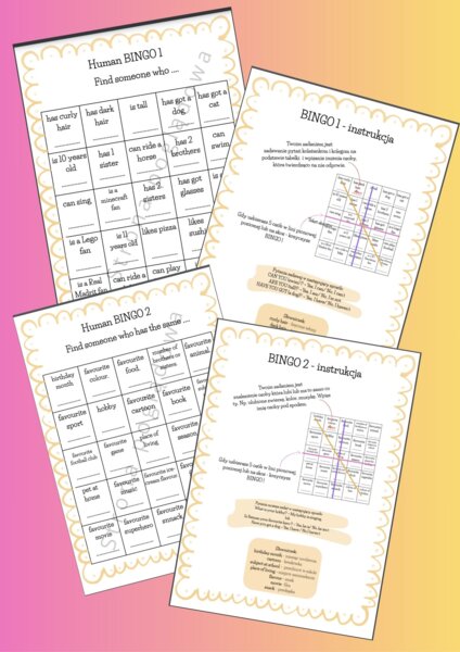 Human Bingo - Let me know you better