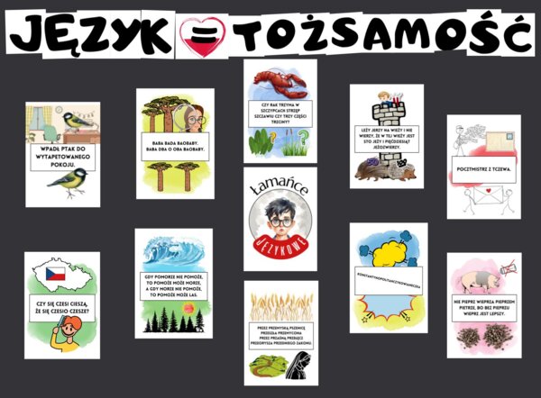 Dzień Języka Ojczystego - łamańce językowe - gazetka