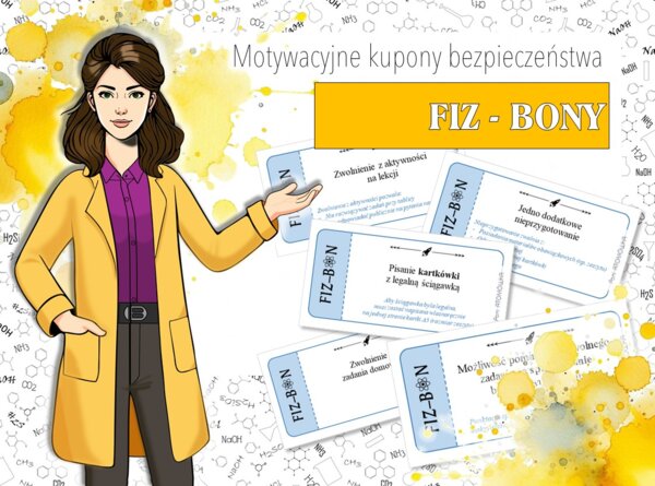 Klasa 7/Klasa 8 Fizyka - FIZ-BONY. Motywacyjne kupony bezpieczeństwa.