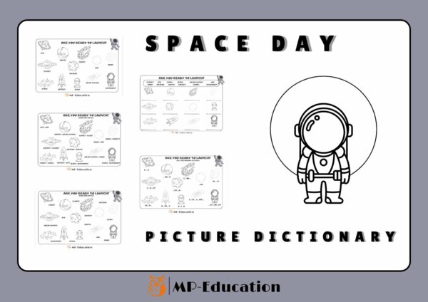 Space Day - Dzień Kosmosu - Słowniczki obrazkowe