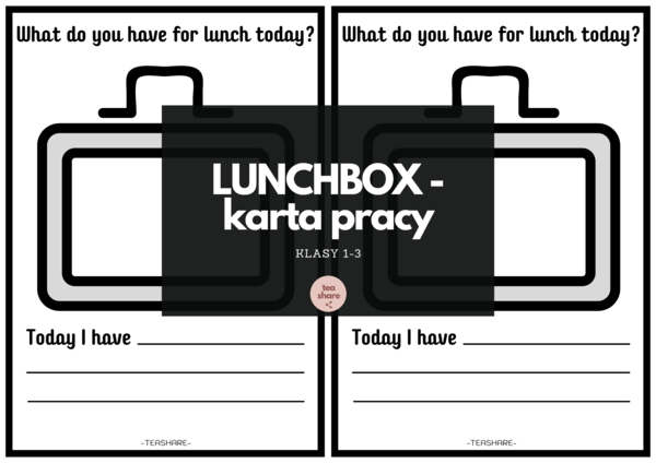 LUNCHBOX - karty pracy z tematu jedzenie