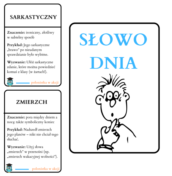 Karty SŁOWO DNIA