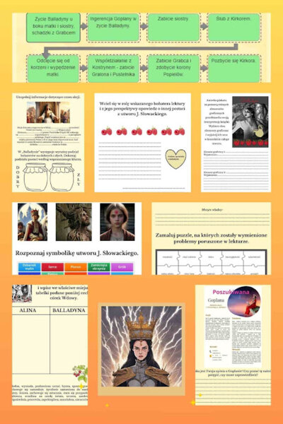 Angażuj swoich uczniów- stacje zadaniowe do lektury ,,Balladyna"
