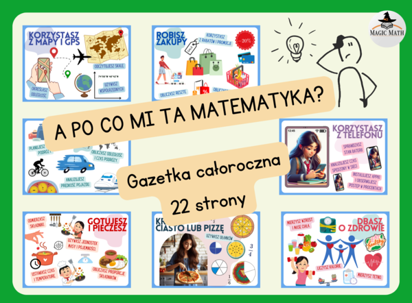 "A PO CO MI TA MATEMATYKA?" Gazetka całoroczna, Dzień Matematyki