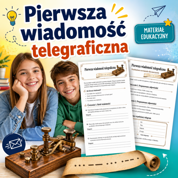 Pierwsza wiadomość telegraficzna
