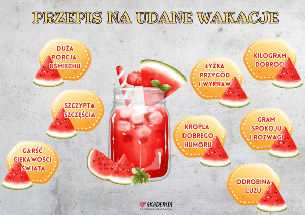 PRZEPIS NA UDANE WAKACJE - GAZETKA NA WAKACJE