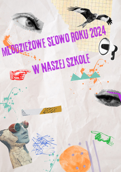 Młodzieżowe słowo roku 2024 plakat