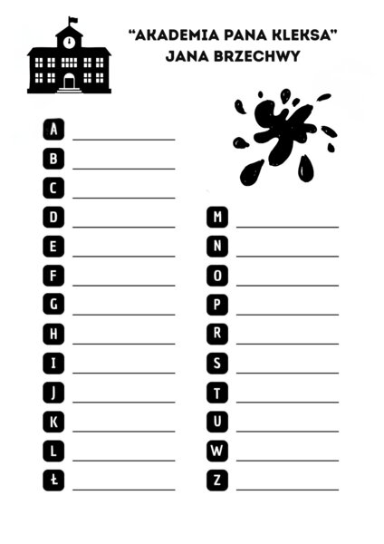 "Alfabet lekturowy".