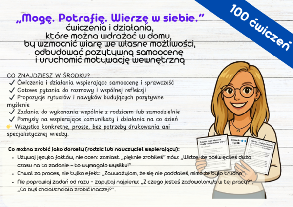Ćwiczenia na wzmocnienie pewności siebie dziecka
