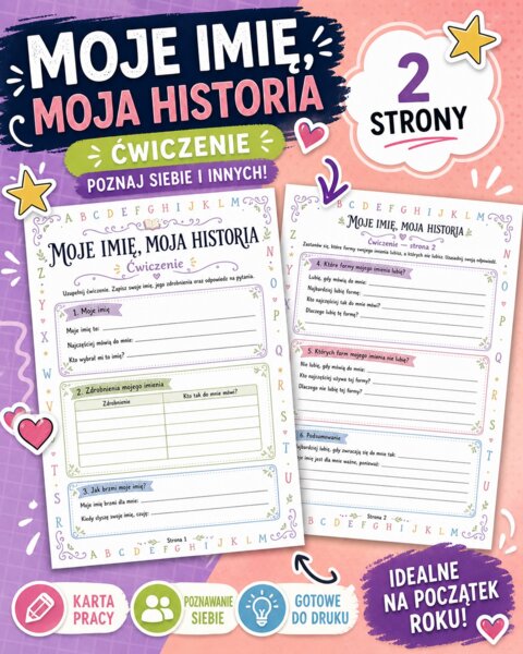 Ćwiczenie. Moje imię, moja historia