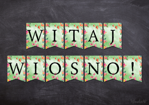 WITAJ WIOSNO! - GIRLANDA