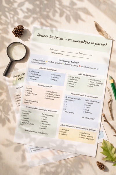 Spacer badacza – co zauważysz w parku?