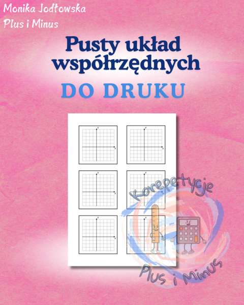 Układ współrzędnych do druku